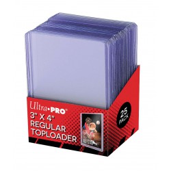 ULTRA PRO 3" X 4" Clear Regular Topload..